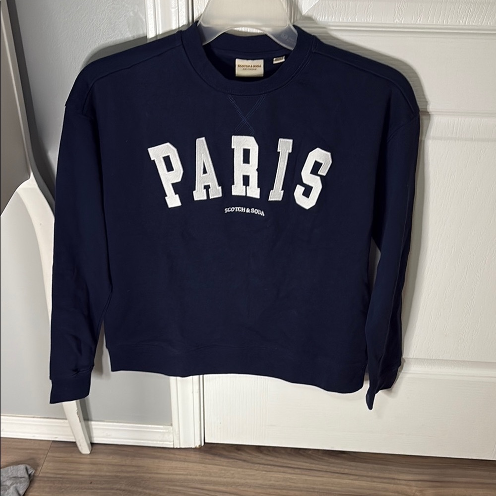 Scotch & Soda Women's Dark Blue Paris Sweater